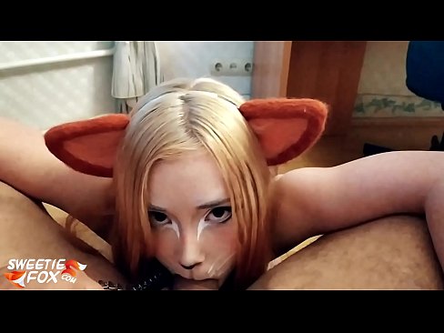 ❤️ Kitsune înghite pula și ejaculează în gură ️  at ro.pornado-co.ru ❌️❤
